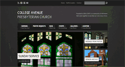 Desktop Screenshot of collegeavenuepresbyterianchurch.org